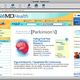 A web page Hartley visited to learn more about the symptoms of Parkinson's Disease.